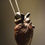 Thumbnail: Blackened "The Tell-Tale Heart" Pendant Necklace or Ornament