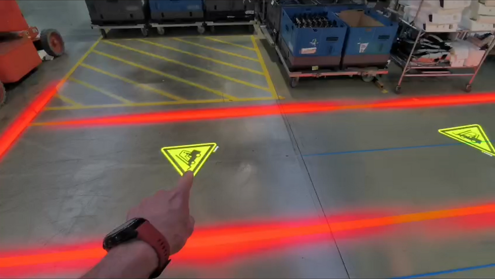 Projection Safety System