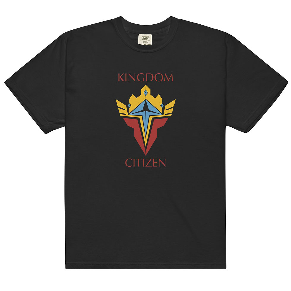 Thumbnail: Kingdom Citizens Unisex garment-dyed heavyweight t-shirt