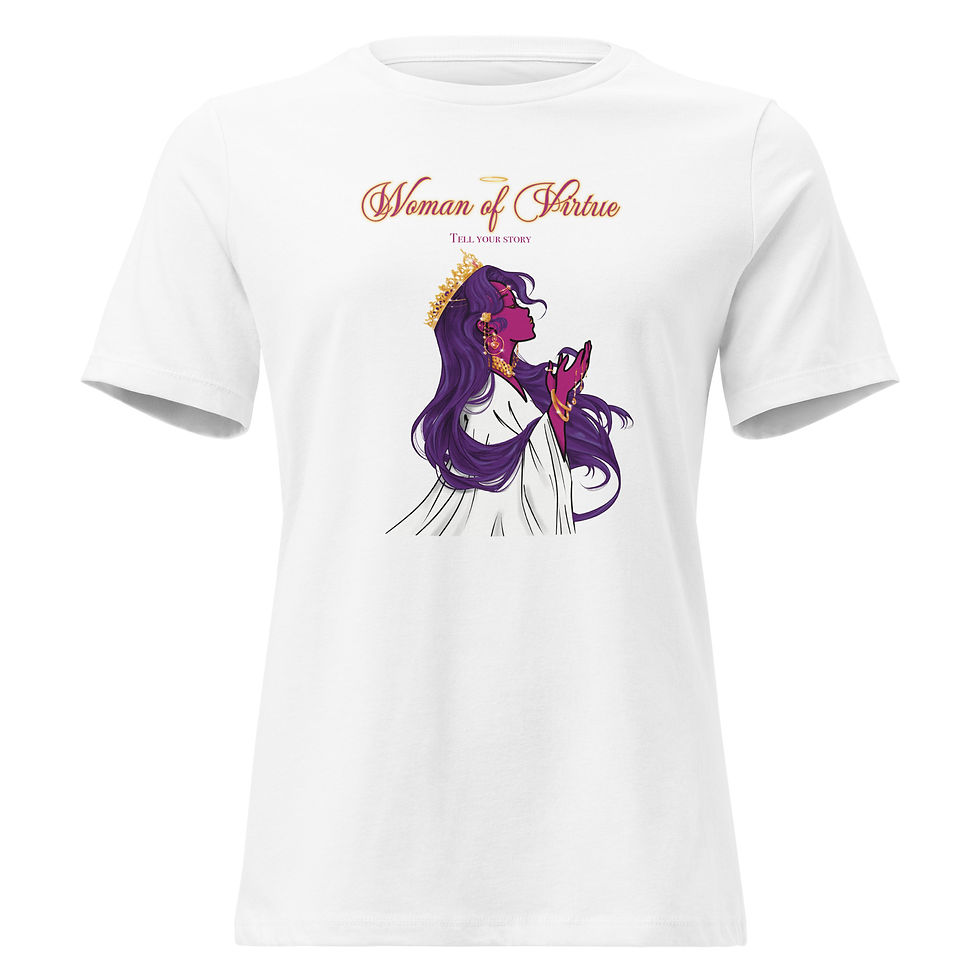 Thumbnail: Woman of Virtue Women's Relaxed T-Shirt