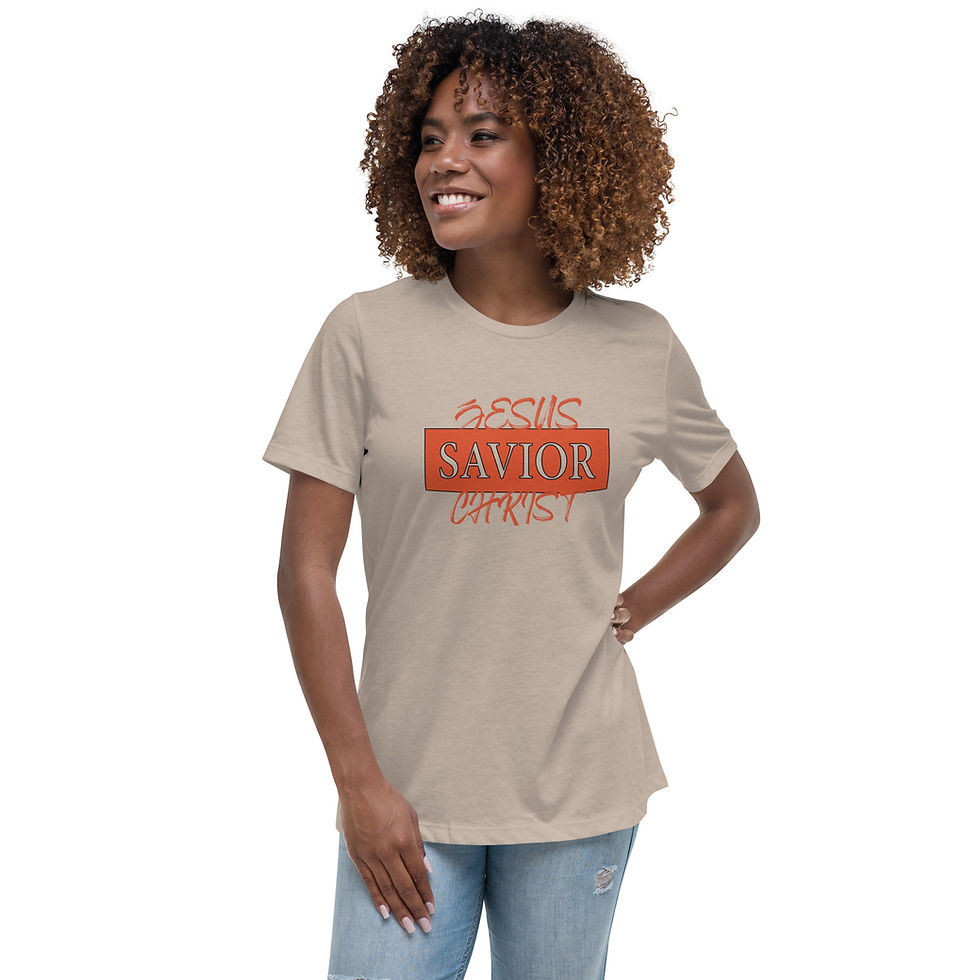 Thumbnail: Jesus Christ: Savior Women's Relaxed T-Shirt
