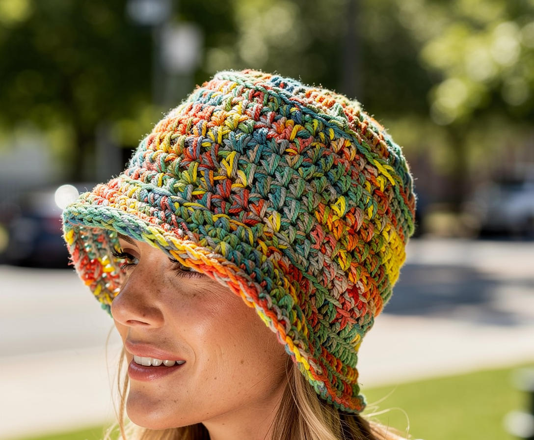 BucketHead Hat - Brights Rainbow