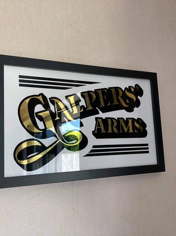 24carat gold gilded gift commission idea by Admosigns