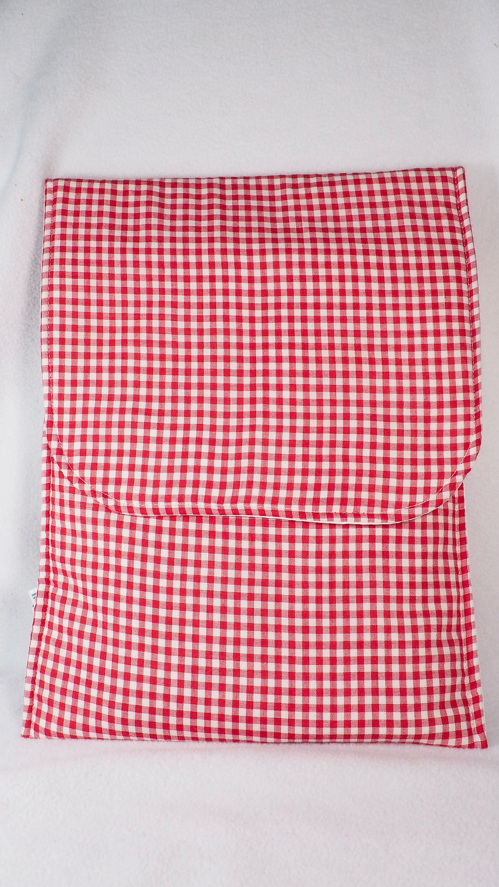 Miniature : Pochette à Tablette - Carreauté rouge nappe