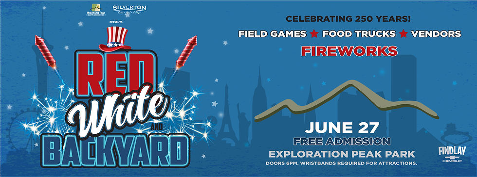 Mountain's Edge Red White and Blue Independence Day Celebration