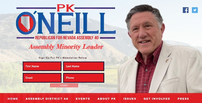 Minority Leader PK O'Neill Website