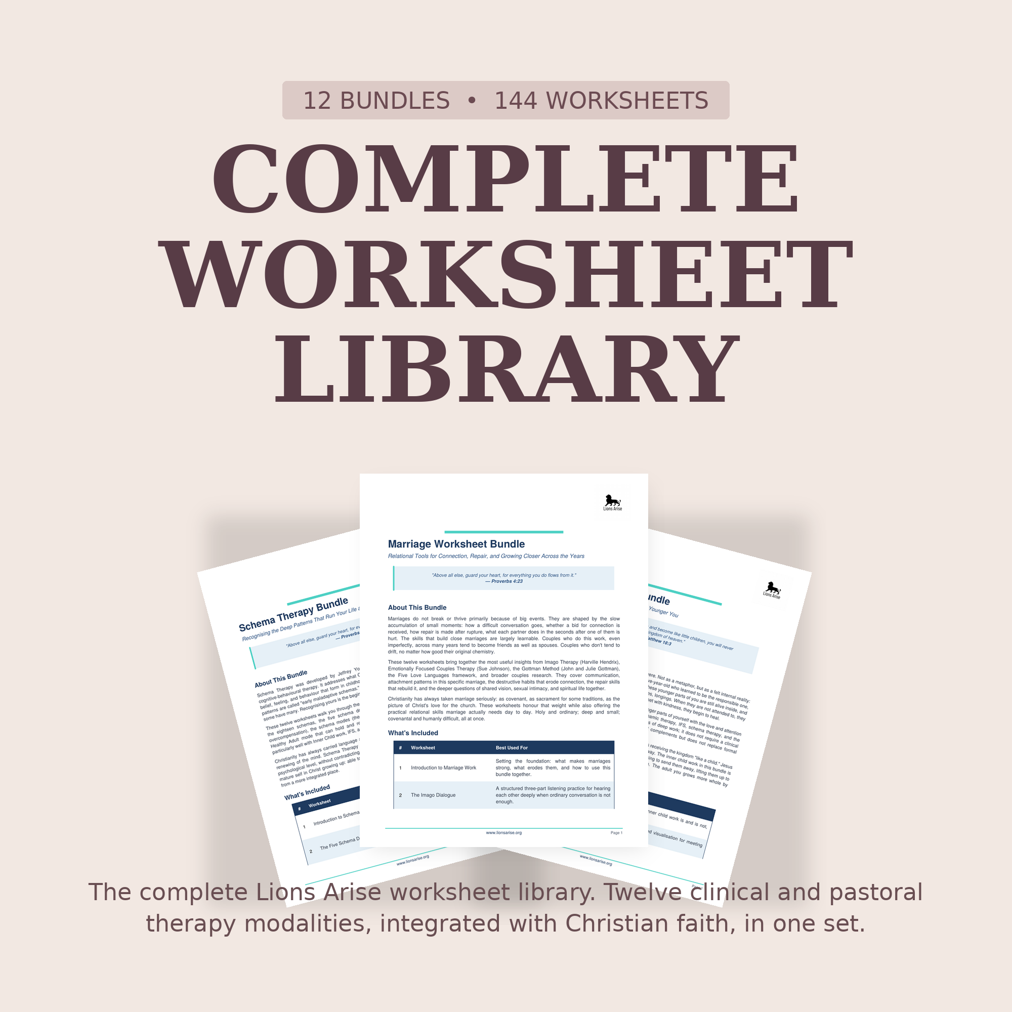 Complete Worksheet Library Bundle