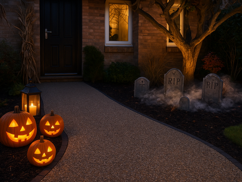 Spooktacular Outdoor Spaces: Halloween Inspiration with Resin Bound Landscaping