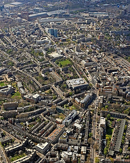 Aerial view of Islington loft conversions