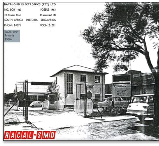 SMD Pinetown office in 1970