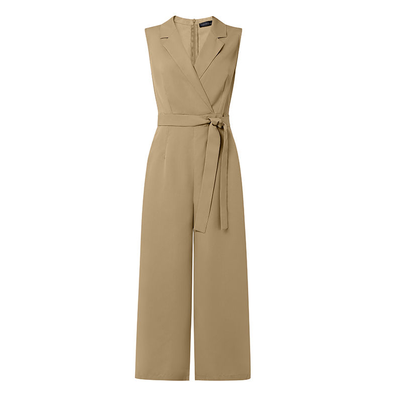 Miniatura: ZANZEA 2026 Summer Rompers Fashion Women Sleeveless Jumpsuits Overalls Elegant O