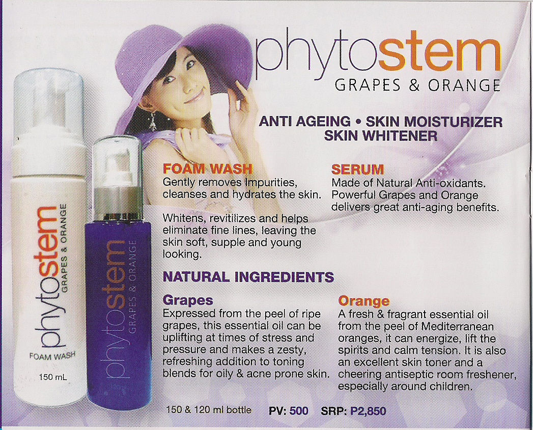 Phytostem Grapes and Orange