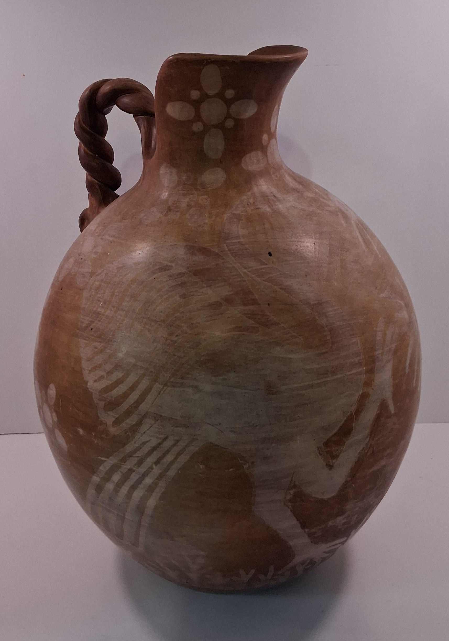 Peruvian Bird Pitcher by Santodio Paz Juarez