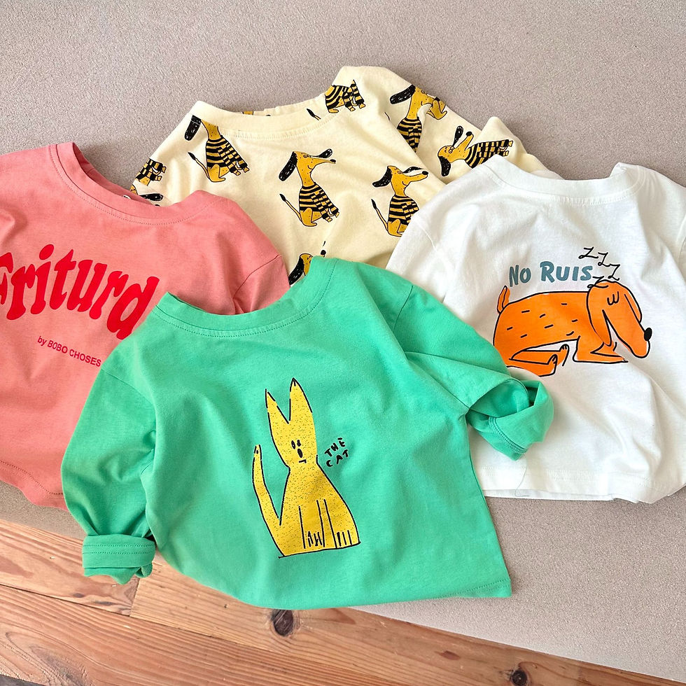Thumbnail: Springtime Kids Cartoon Tees