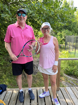 Sunny bright day for a game of tennis