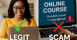 How to tell if an online course is legit – avoid scams and choose the right course for you