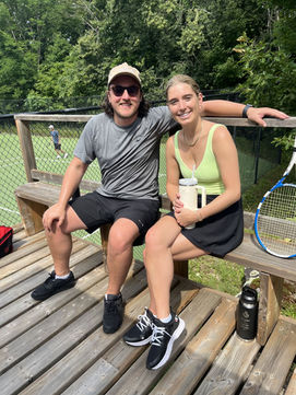 Here for a friendly game of tennis!