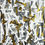 Miniatyrbild: Love Language Series Abstract Artwork in Gold, Black, Grey And White, By Contemporary Artist Joseph Daniel MCCLOZKEY, in acrylic paint on canvas, completed in White custom shadow box framing. Large Scale Abstract Artwork.
