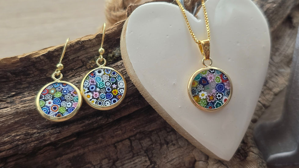 Schmuck Set Millefleurs