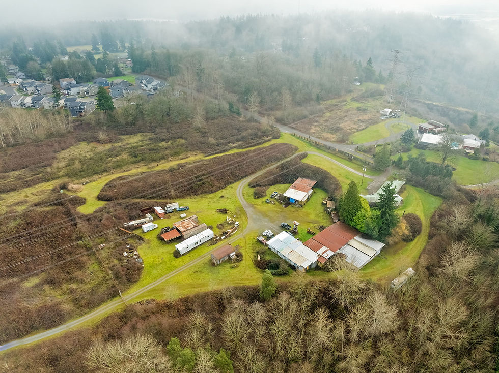 5 Acres Overhead View Northeast Tacoma