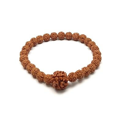 AAA Grade Hand-sorted Rudraksha Stretchable Bracelet