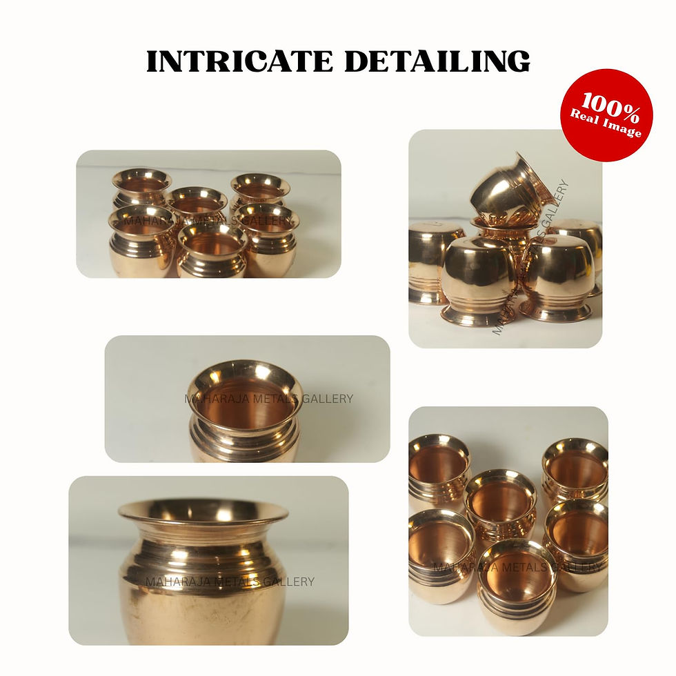 Thumbnail: Pure Copper Mini Lota Set of 6