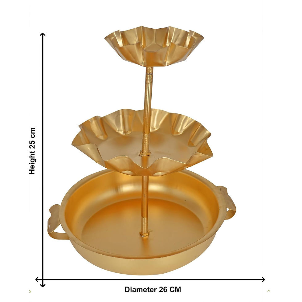 Thumbnail: Metal 3 Layer Urli Bowl 