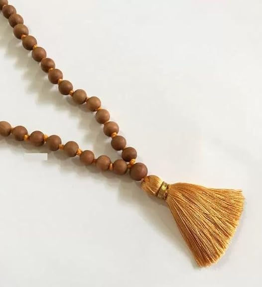 Thumbnail: Vrindavan Handicrafts - Natural Chandan Mala 108