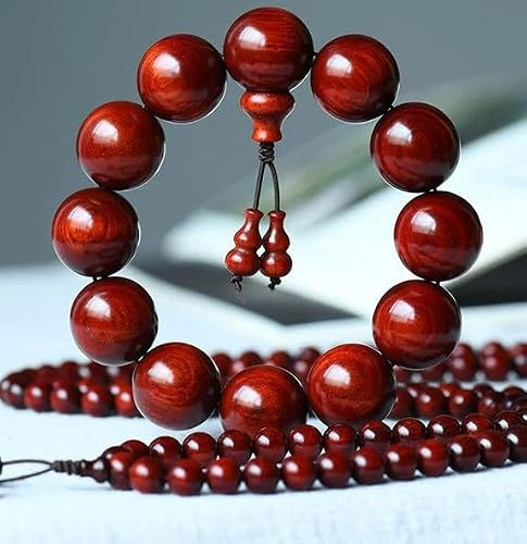 12mm Chandan Round Beads Handmade Elastic Stretchable Bracelet