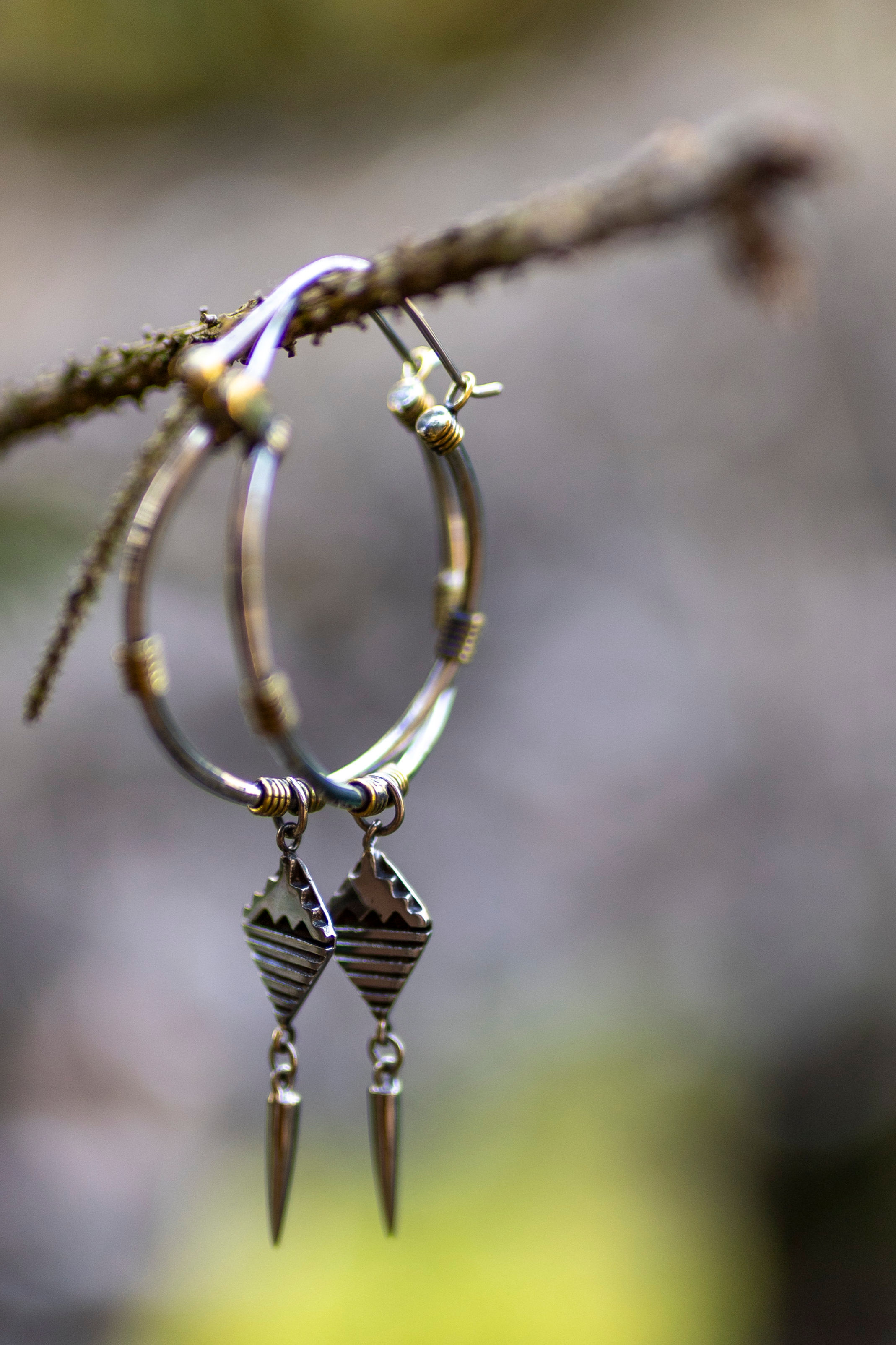 Bali Hoops Gold und Silber