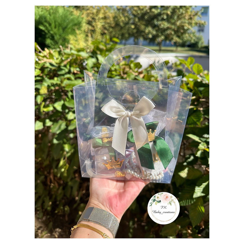 Coffrets personnalisés Tahara avec savons Tarbouches