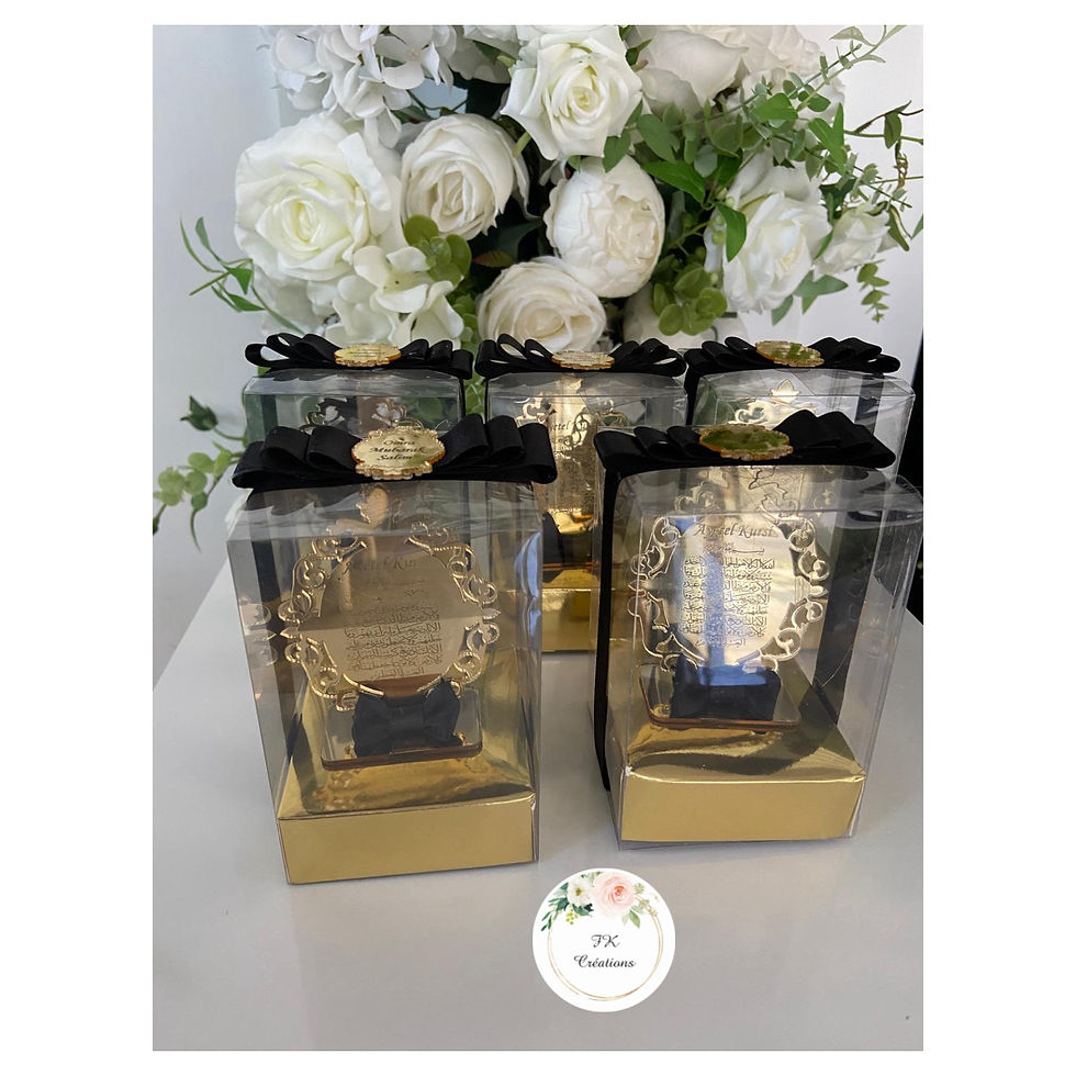 Miniature : Plaque personnalisée avec boîte 