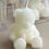 Miniature : Bougie en forme d’ourson (couleur au choix ) avec boîte blanche