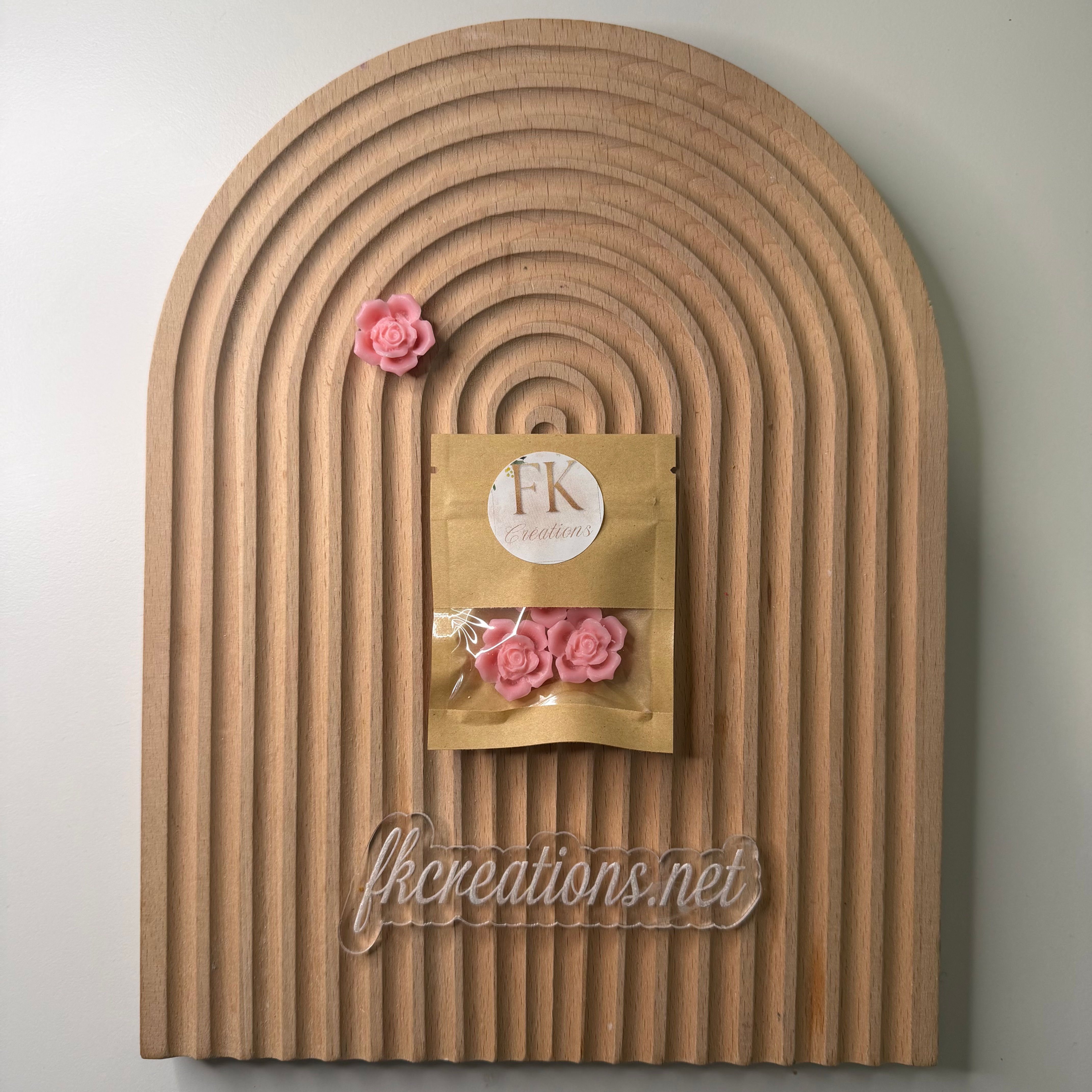 Pochette de 3 fondants parfumés « mini rose »