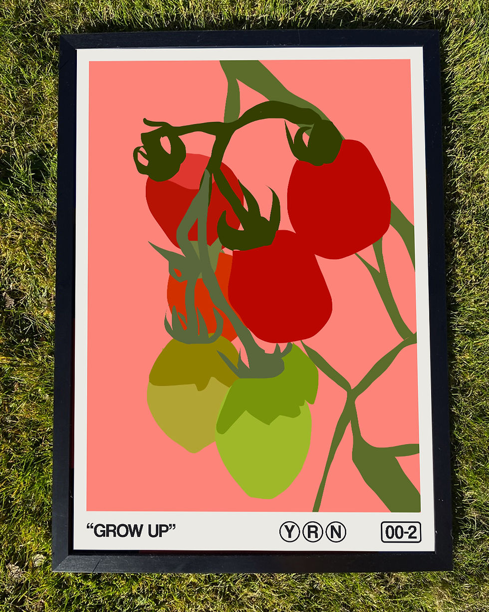 Thumbnail: "Grow Up" Tomato Poster