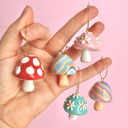 retro-mushroom-earrings_-cottagecore-mushroom-hoops_-rainbow-flower-mushrooms_-colorful-fu
