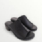 Χειροποίητο δερμάτινο mule Alea με τακούνι – Alea leather mule with heel by el Greco