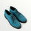 Μικρογραφία: women's teal suede Oxford brogue shoes