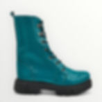 women’s patent leather high boot