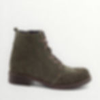 olive suede oxford ankle boot