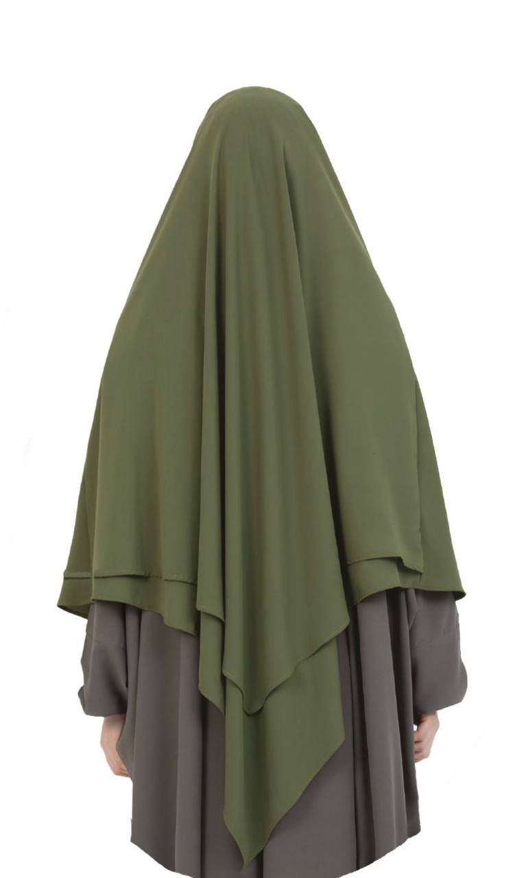 Medine İpeği İkili Khimar