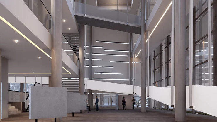 Render of Museum designed by Obravisual. Image by Lumion.