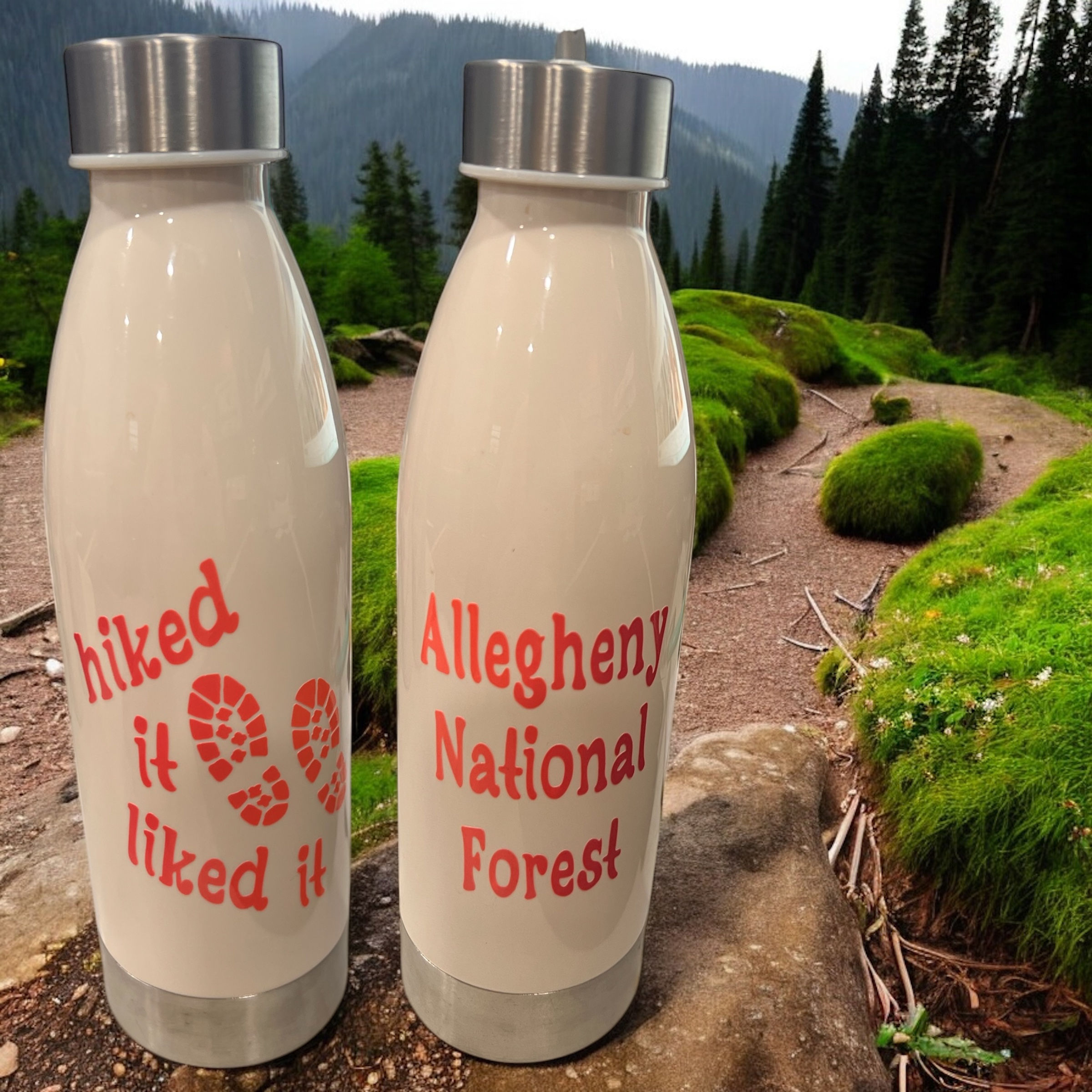 22oz Allegheny National Forest Themed Water Bottles
