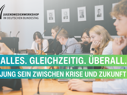 Politik erleben und Medien machen: Jetzt für den Jugendmedienworkshop 2026 bewerben