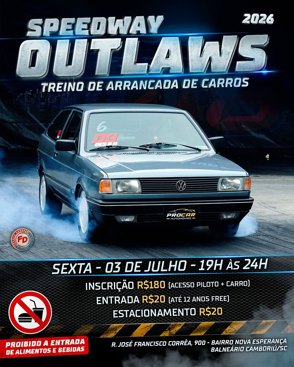 SPEEDWAY OUTLAWS - TREINO LIVRE DE ARRANCADA
