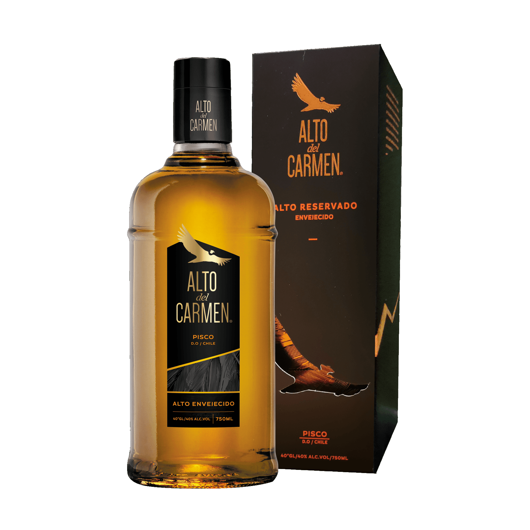 Pisco Alto del Carmen Envejecido (aged)