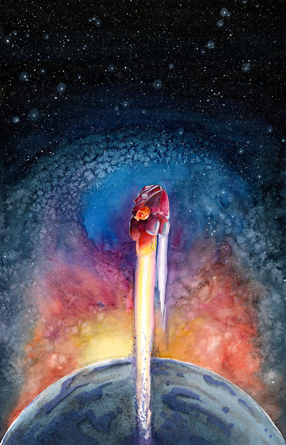 Rocket in Space