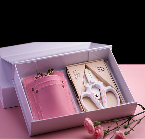 Подарунковий набір Sakagen Sakura Ножиці + Пояс | Kenzan Kiev Shop