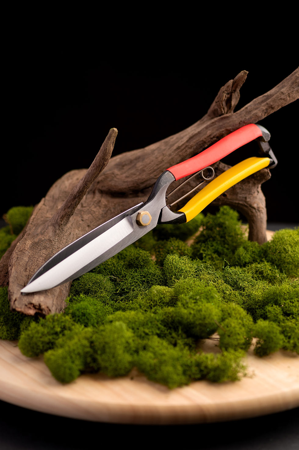 Миниатюра: Ножницы для топиарной стрижки Tobisho (двойная и прямая кромка 270 мм)