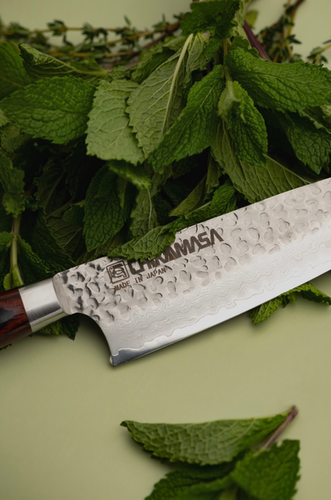 ⭐️マサ⭐️ Японський шеф-ніж Santoku Chikamasa 180 mm | Kenzan Kiev Shop